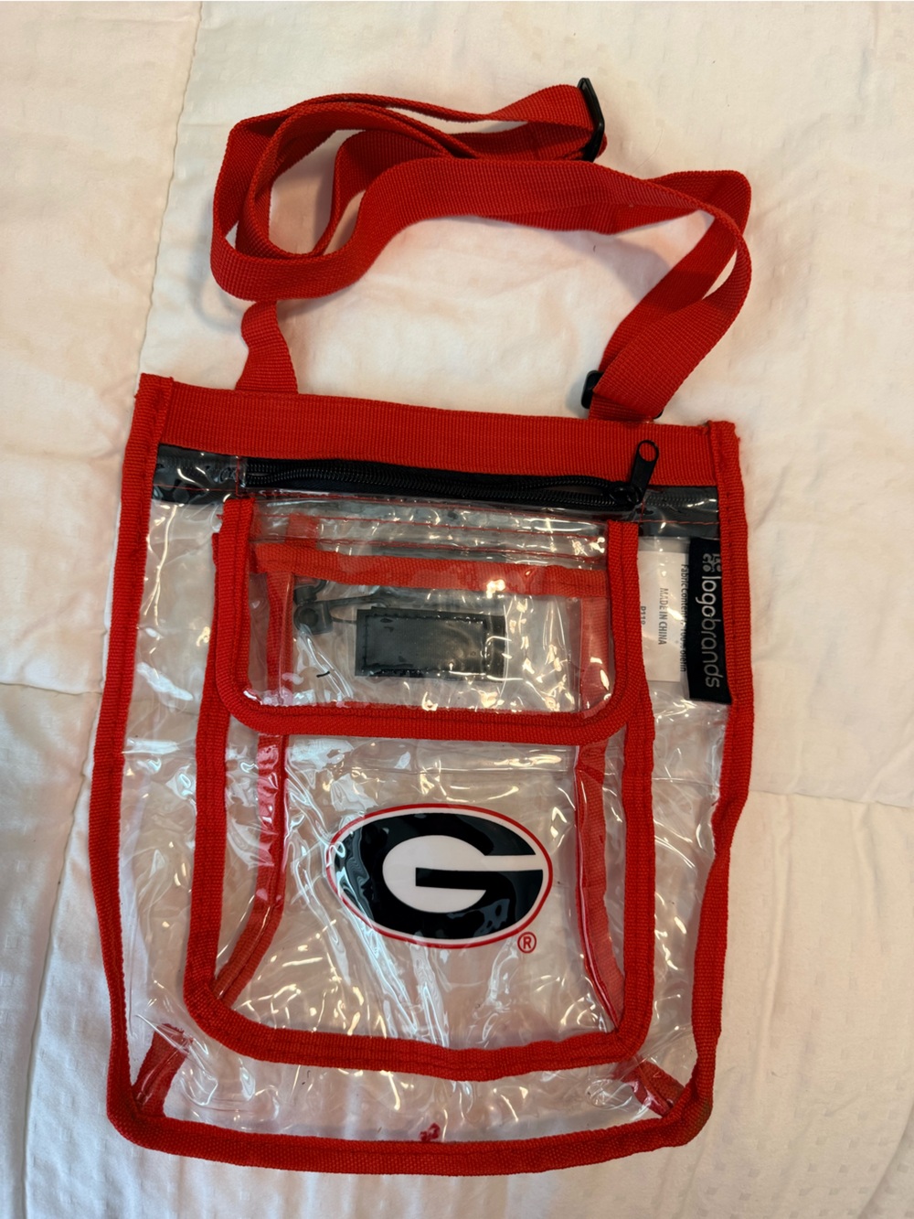 Logo Brands Clear UGA Stadium Bag